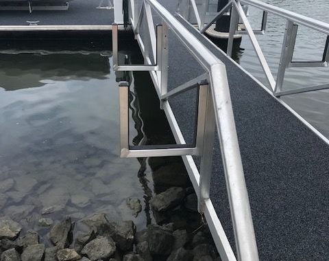 Kayak Holders for Floating Pontoons