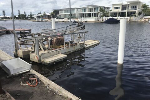 floating dock refurbishing