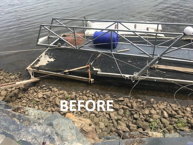 What happens if you do not maintain your pontoons walkway and carpet