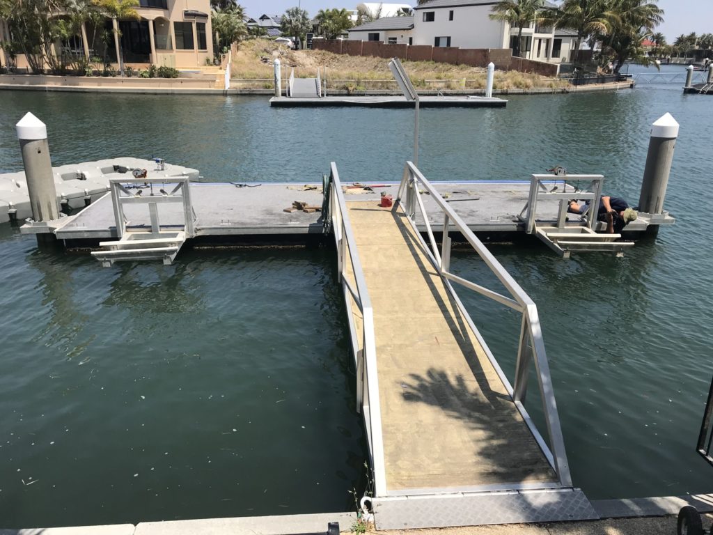 pontoon maintenance repairs Bribie Island