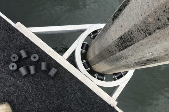 How to Replace Worn Pile Rollers on a Pontoon