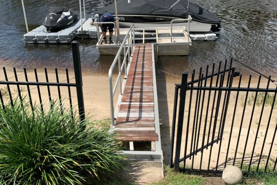 How to Replace Damaged Gangway Decking on a Pontoon Dock