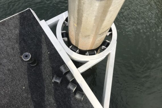 Pile Brackets and Parts for Floating Pontoons