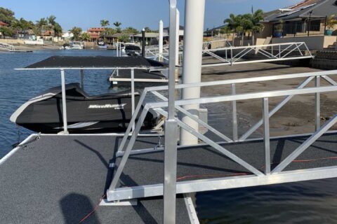 pile caps pontoons