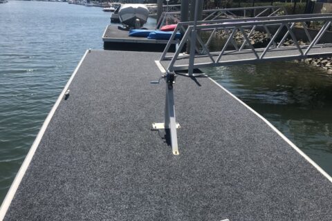 floating pontoon winch