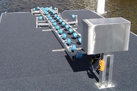Winches for Floating Pontoons