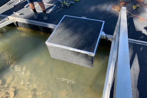 storage box for pontoon dock