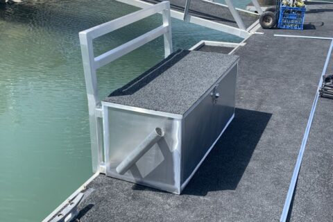 marine storage box seat