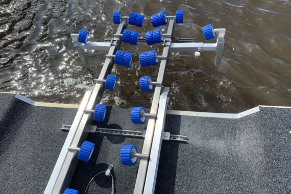 Boat and Jet Ski Roller Systems for Floating Pontoons