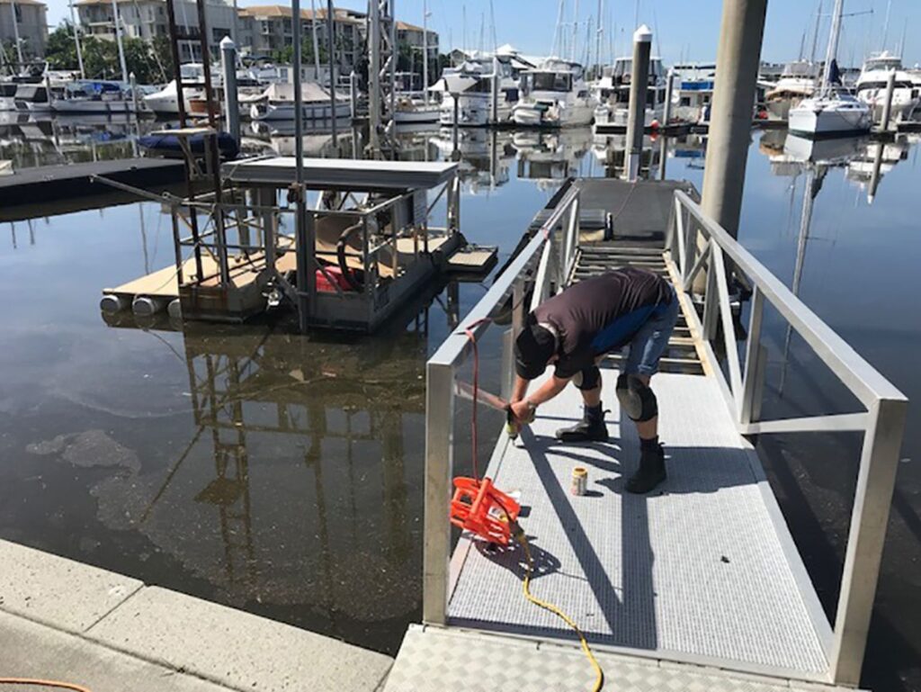 Gangway Maintenance Repairs on the Sunshine Coast